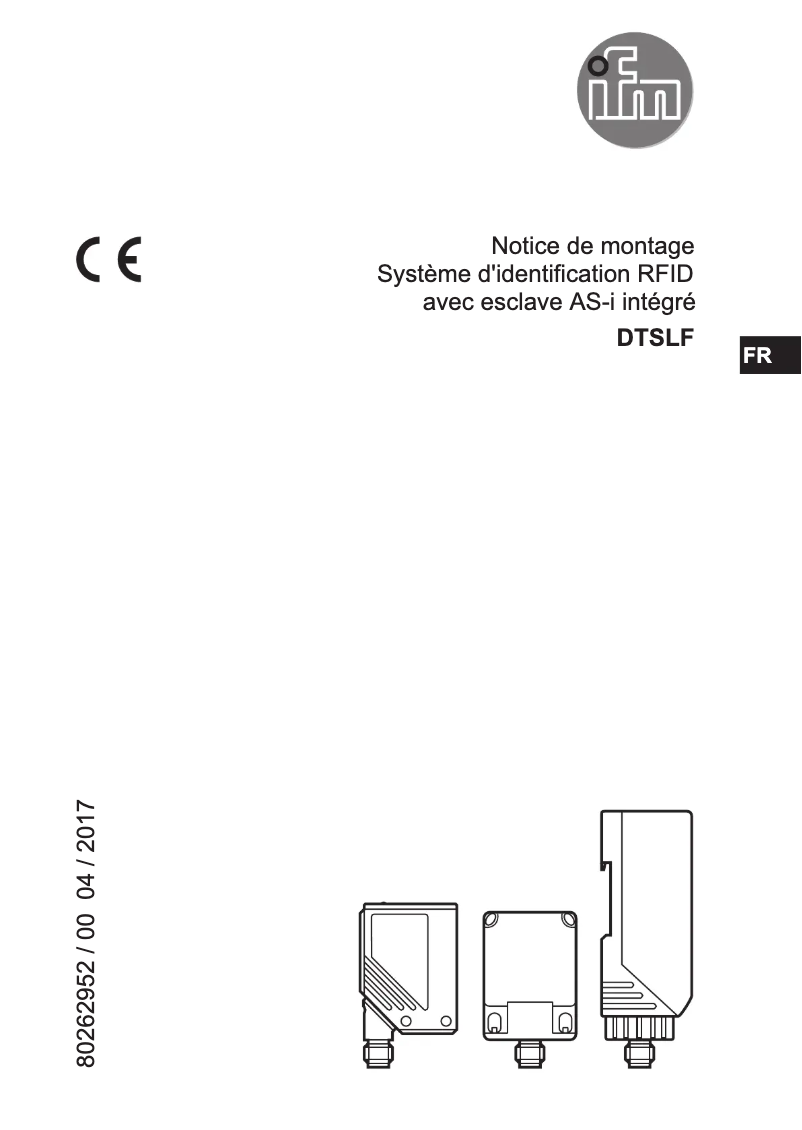 Page n°1 - Manuel utilisateur IFM E80304
