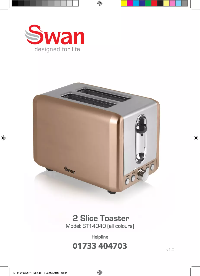 Page n°1 - Manuel utilisateur Swan ST14040