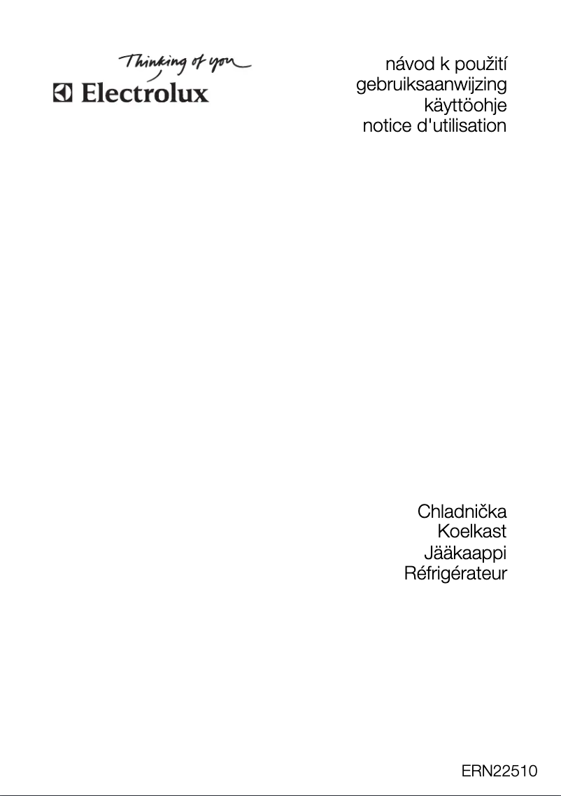 Image de la première page du manuel de l'appareil ERN22510