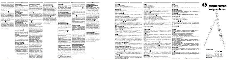 Page 1 de la notice Manuel utilisateur Manfrotto MKBFRA4-BH