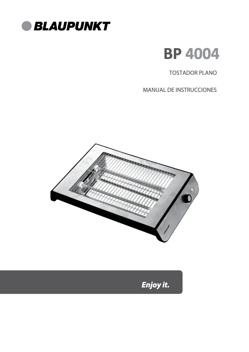 Image de la première page du manuel de l'appareil BP4004