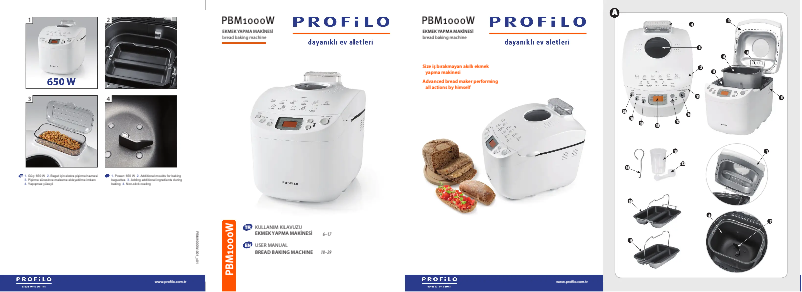 Page 1 de la notice Manuel utilisateur Profilo PBM1000W