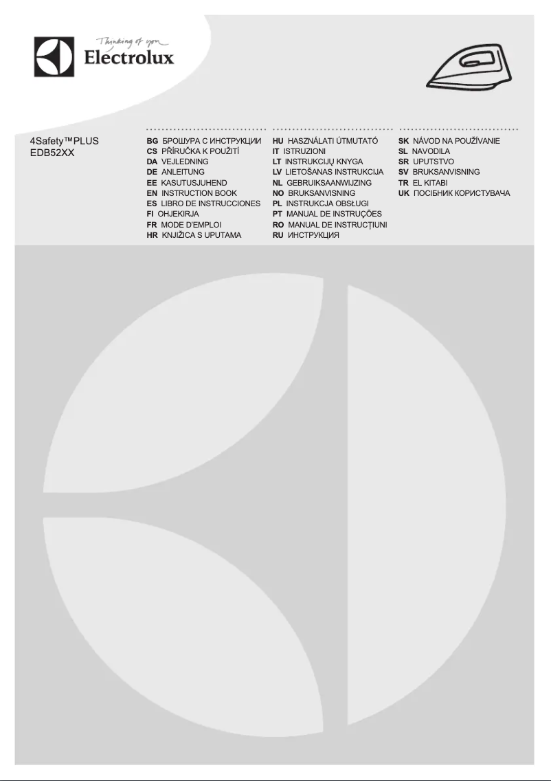 Page 1 de la notice Manuel utilisateur Electrolux 4Safety PLUS EDB5236GR