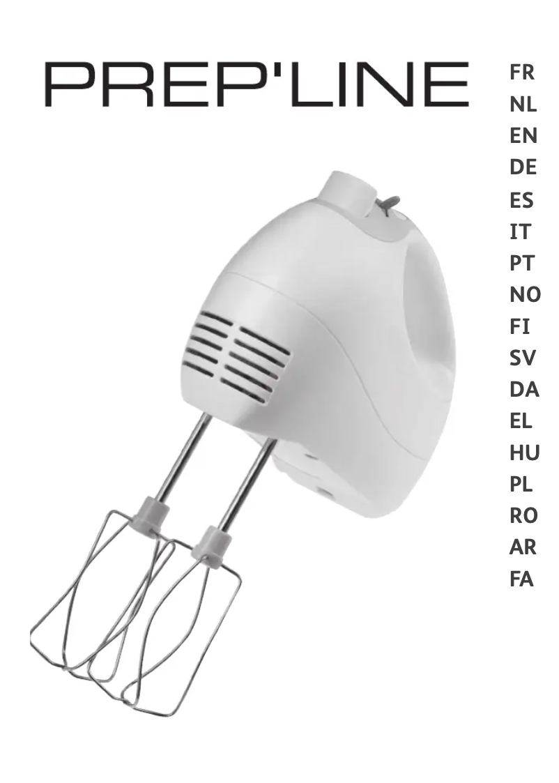 Page 1 de la notice Manuel utilisateur Tefal Prep'Line 8141