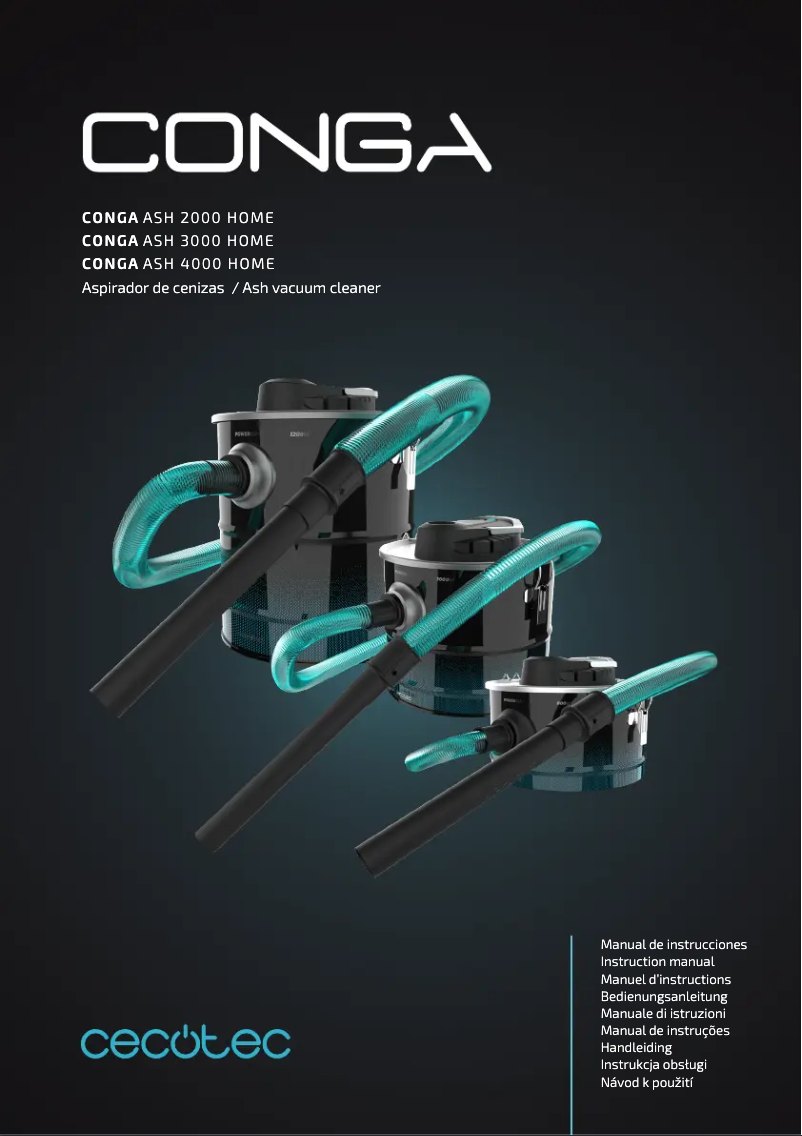 Page 1 of the manual User Manual Cecotec Conga Ash 4000 Home