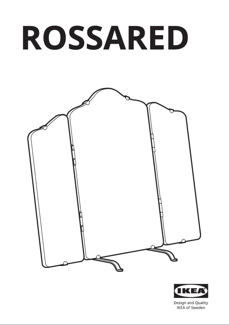 Image de la première page du manuel de l'appareil ROSSARED 604.712.81