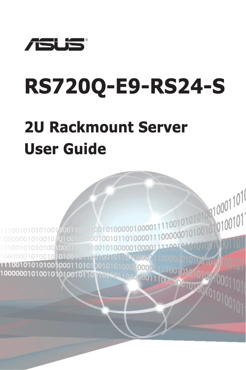 Page 1 de la notice Manuel utilisateur Asus RS720Q-E9-RS24-S