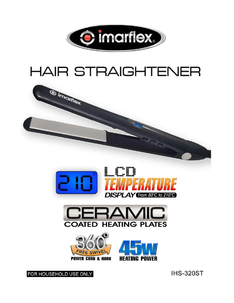 Page 1 de la notice Manuel utilisateur Imarflex IHS-320ST