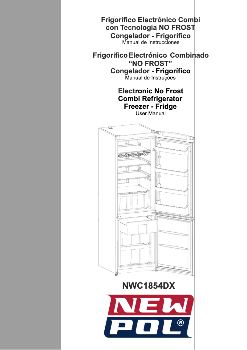 Page n°1 - Manuel utilisateur New Pol NWC1854D