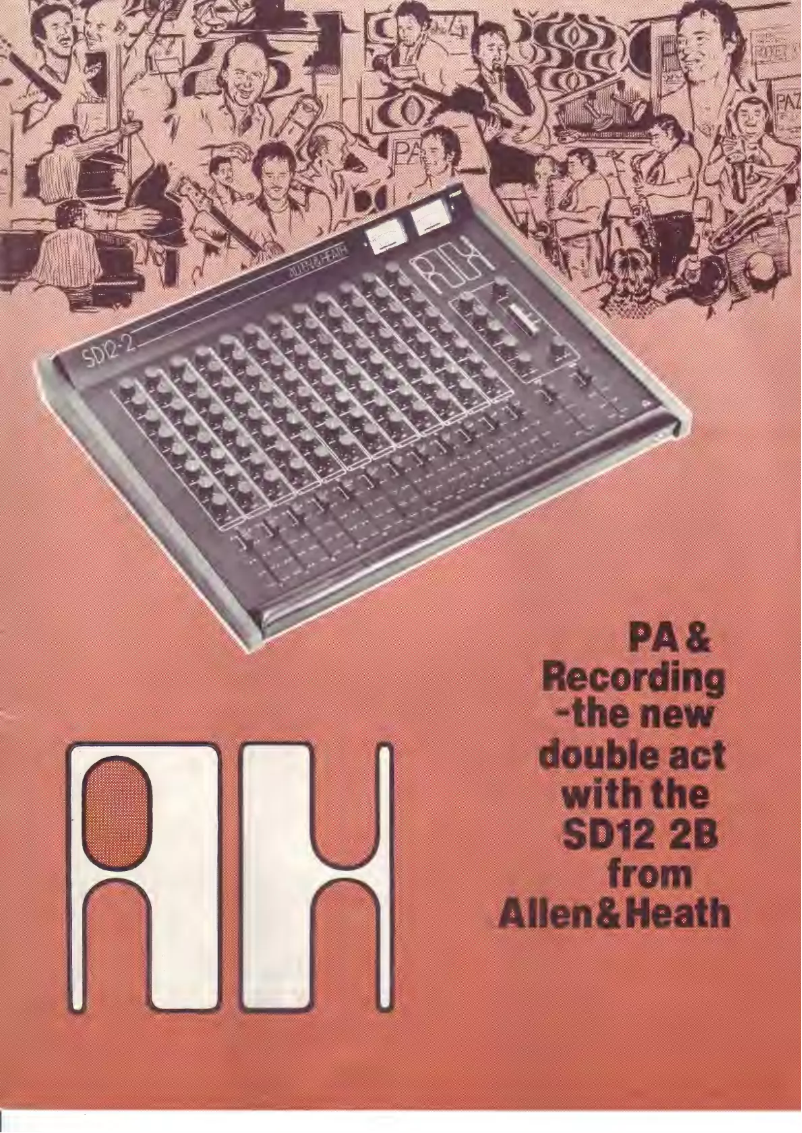 Page 1 de la notice Manuel utilisateur Allen & Heath SD12-2