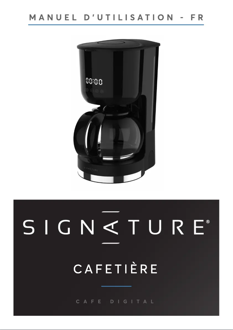 Image de la première page du manuel de l'appareil Cafe Digital