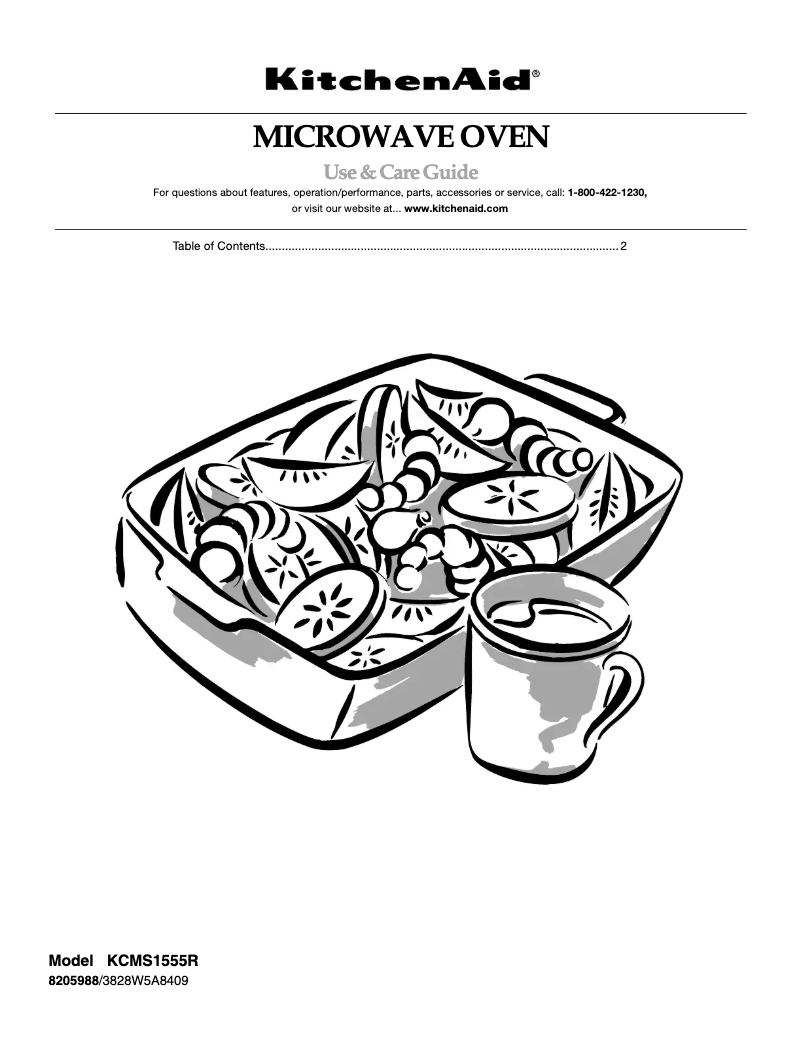 Image de la première page du manuel de l'appareil KCMS1555RSS2