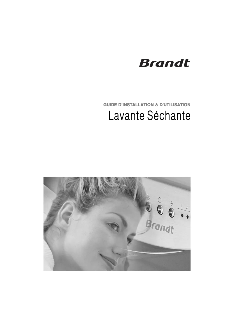 Page 1 de la notice Manuel utilisateur Brandt WTD8074SF