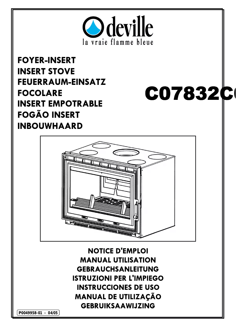 Page 1 de la notice Manuel utilisateur Deville Regain 65 Turbo