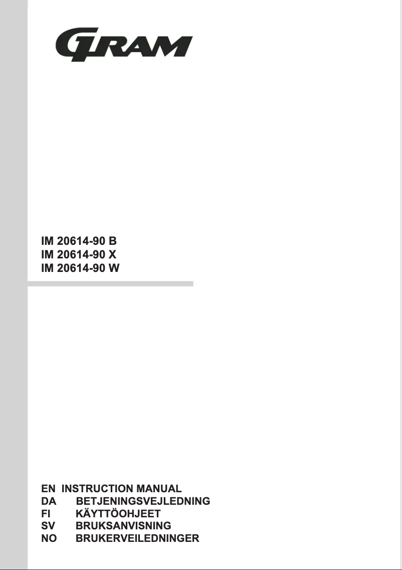 Image de la première page du manuel de l'appareil IM 20614-90 B