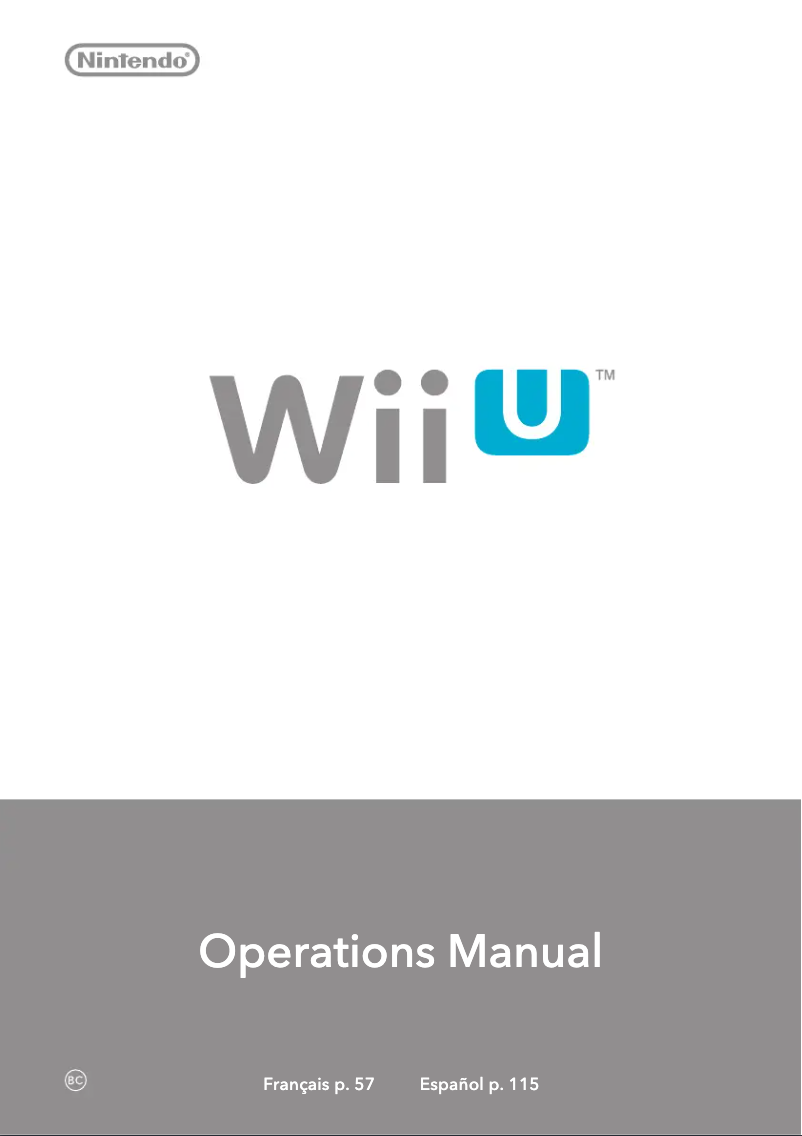 Page 1 de la notice Manuel utilisateur Nintendo Wii U Pro Controller