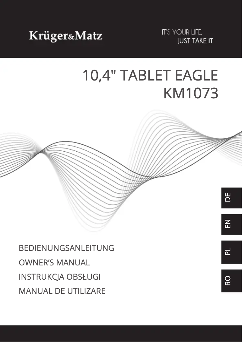 Page 1 of the manual User Manual Krüger&Matz Eagle KM1073