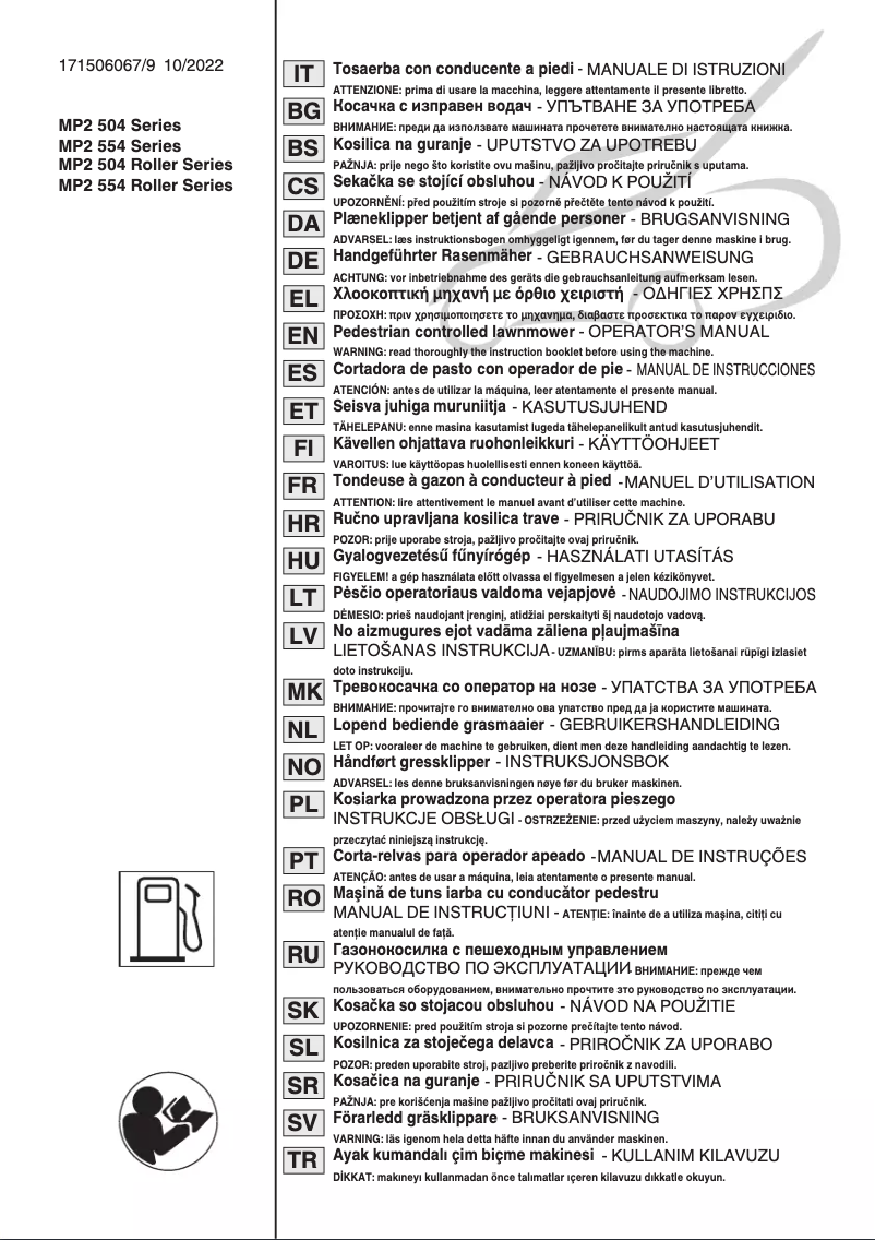Page 1 de la notice Manuel utilisateur Stiga Twinclip 950 S
