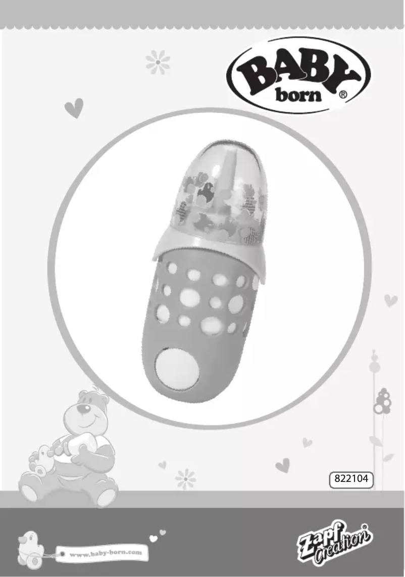 Page n°1 - Manuel utilisateur BABY born 822104
