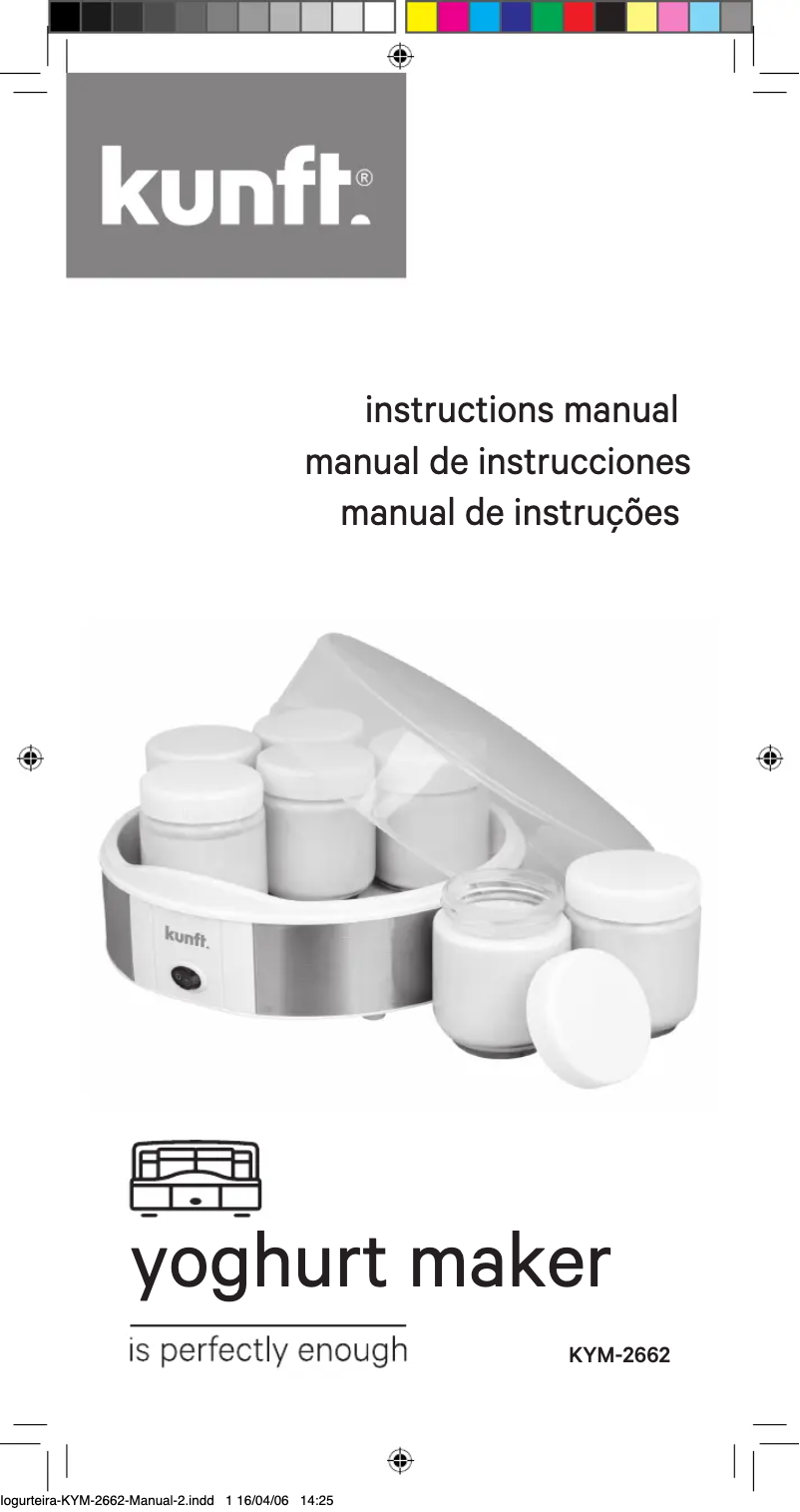 Page 1 de la notice Manuel utilisateur Kunft KYM-2662