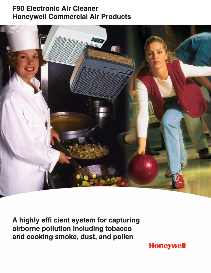 Page 1 de la notice Brochure Honeywell F90A1050