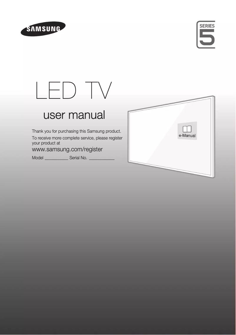Page n°1 - Guide d'installation Samsung UE40J5570SU