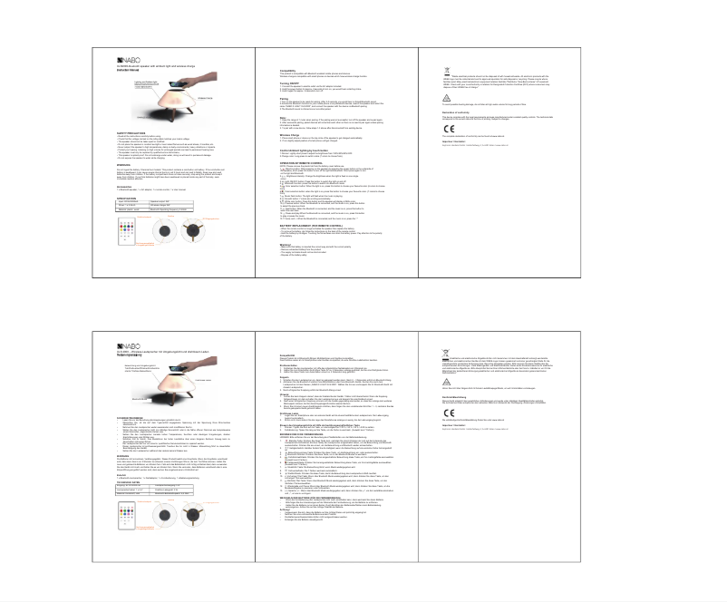 Page n°1 - Manuel utilisateur Nabo X-Light XLS 2000