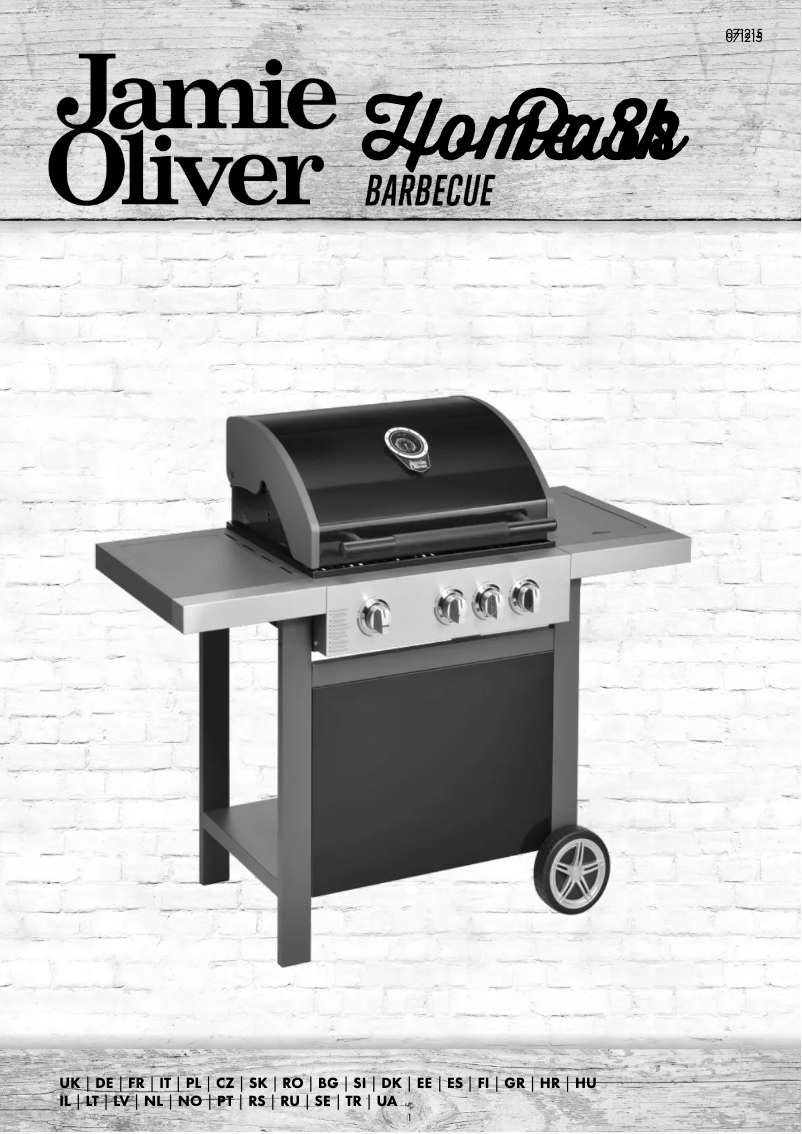 Page n°1 - Manuel utilisateur Jamie Oliver Home 3S