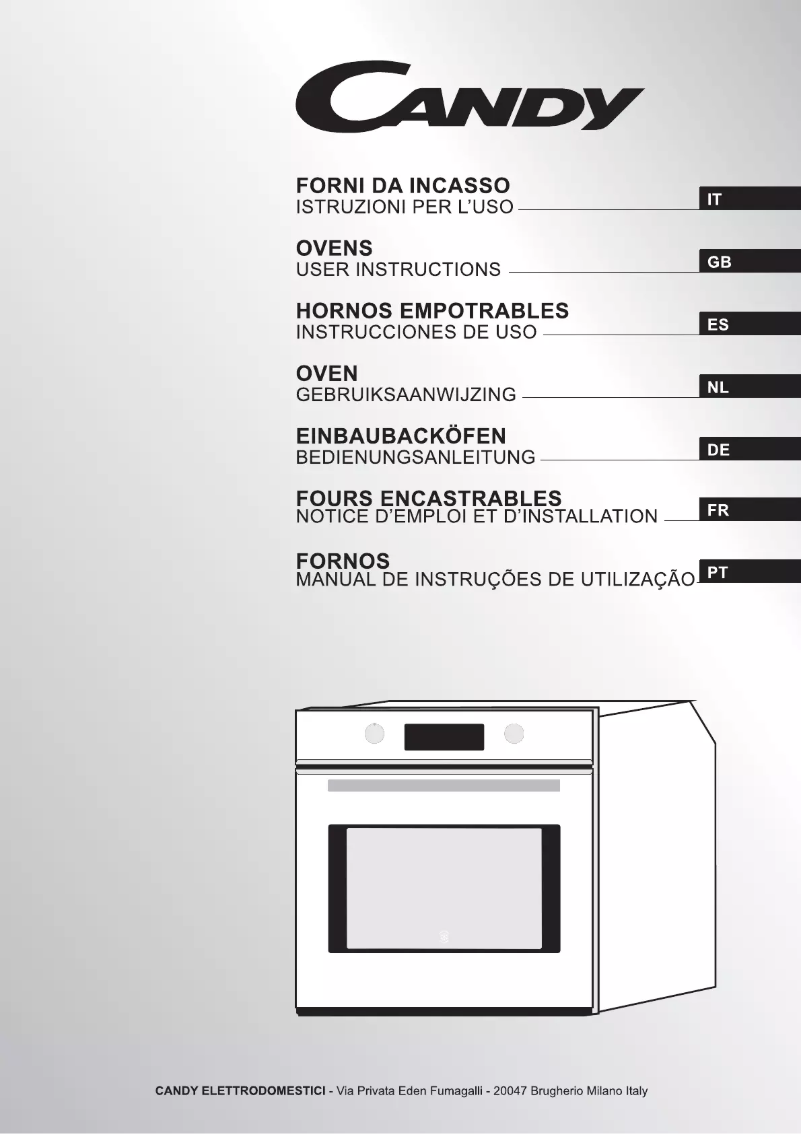 Page n°1 - Manuel utilisateur Candy FPP 6790 W
