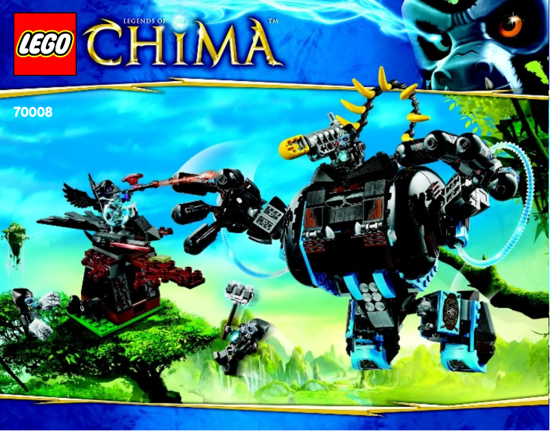 Page 1 de la notice Manuel utilisateur Lego Chima 70008