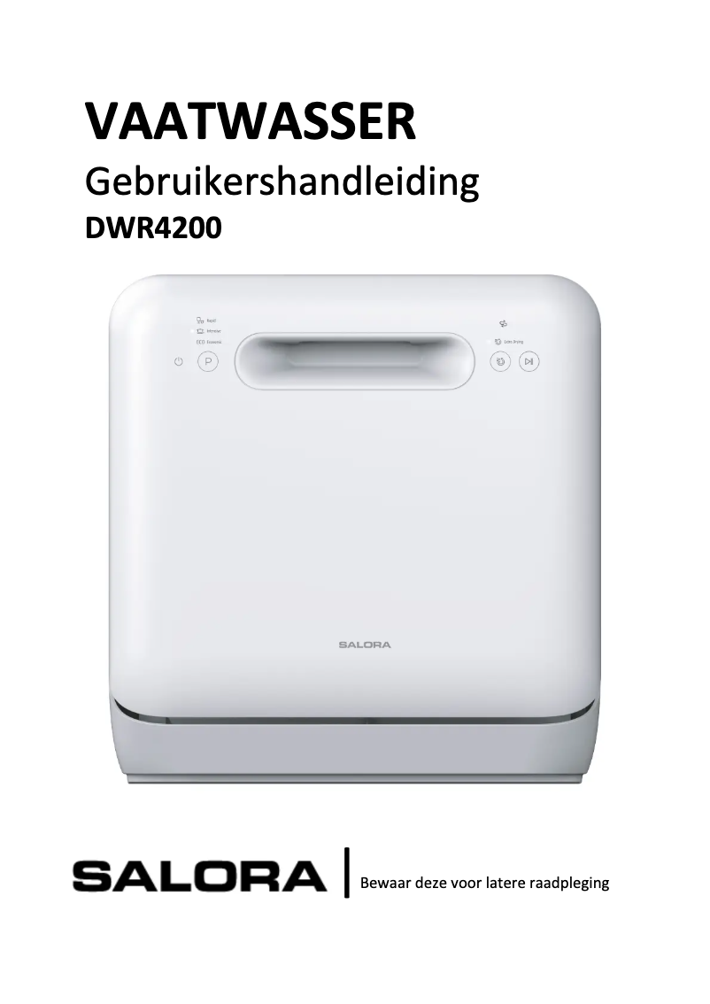 Image de la première page du manuel de l'appareil DWR4200