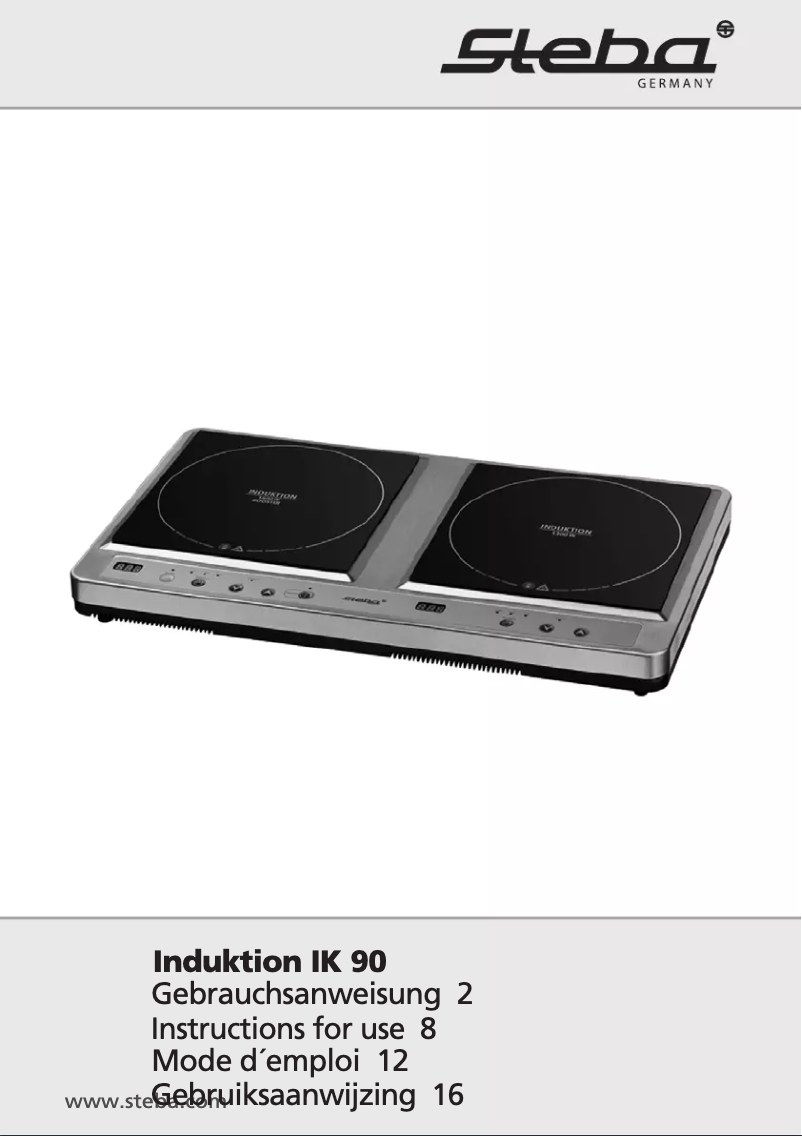 First page image of the manual for IK 90