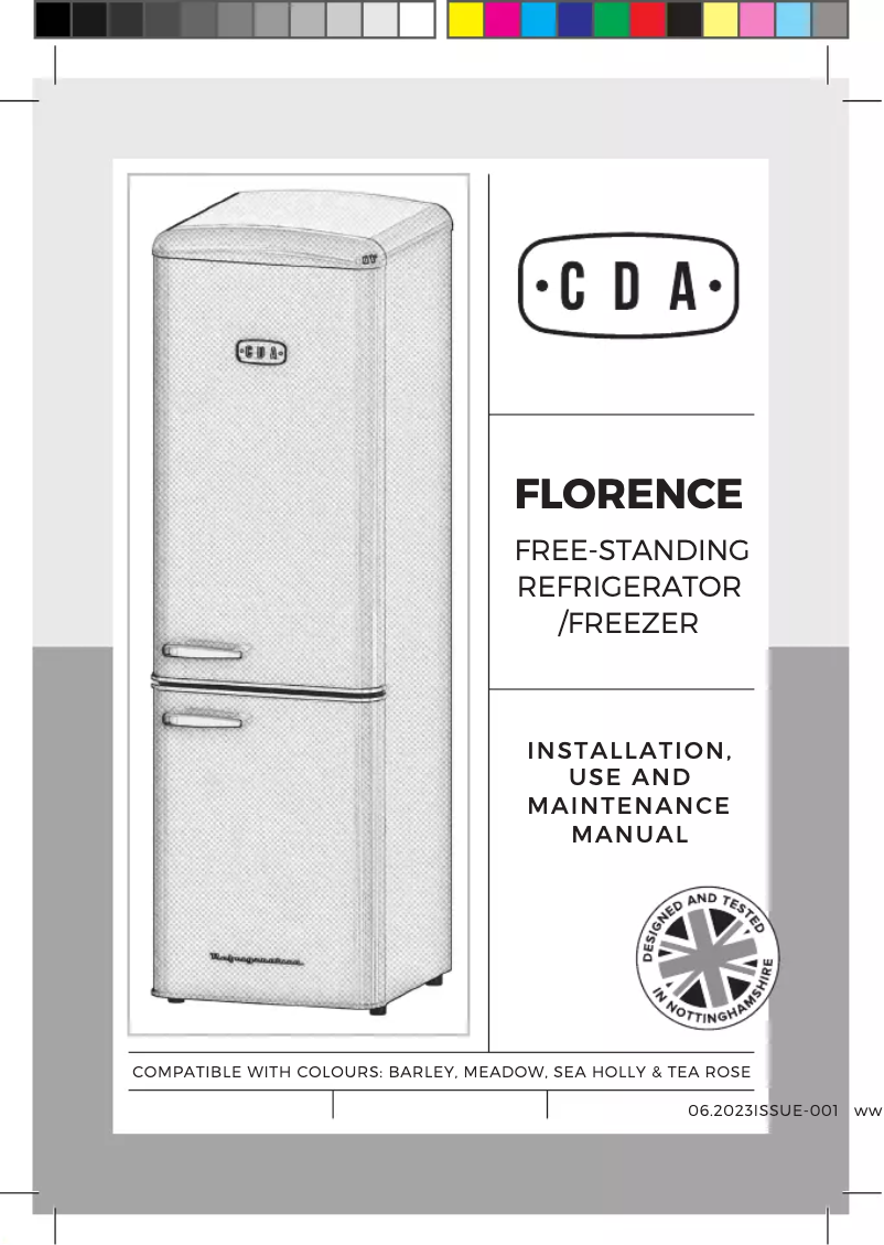 Page 1 de la notice Manuel utilisateur CDA Florence