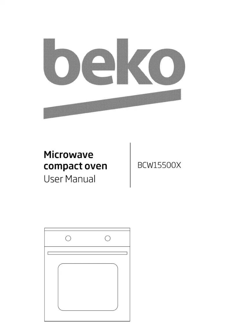 Page 1 de la notice Manuel utilisateur Beko BCW 15500 X
