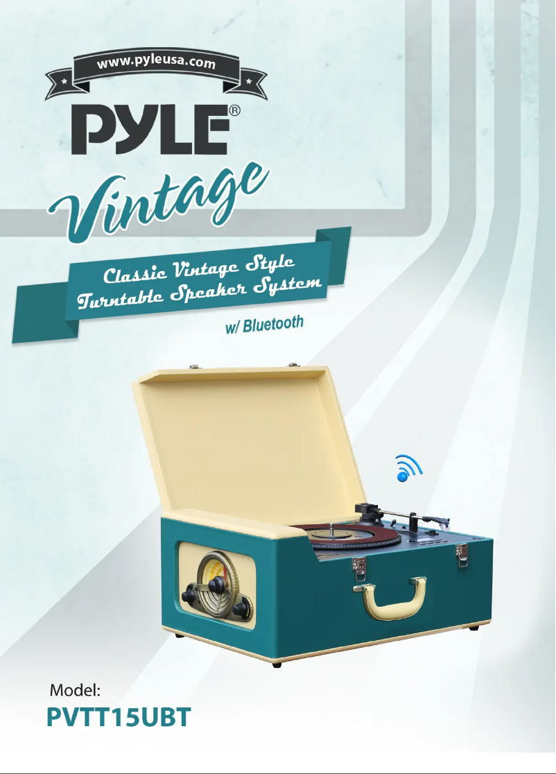 Page n°1 - Manuel utilisateur Pyle PVTT15UBT