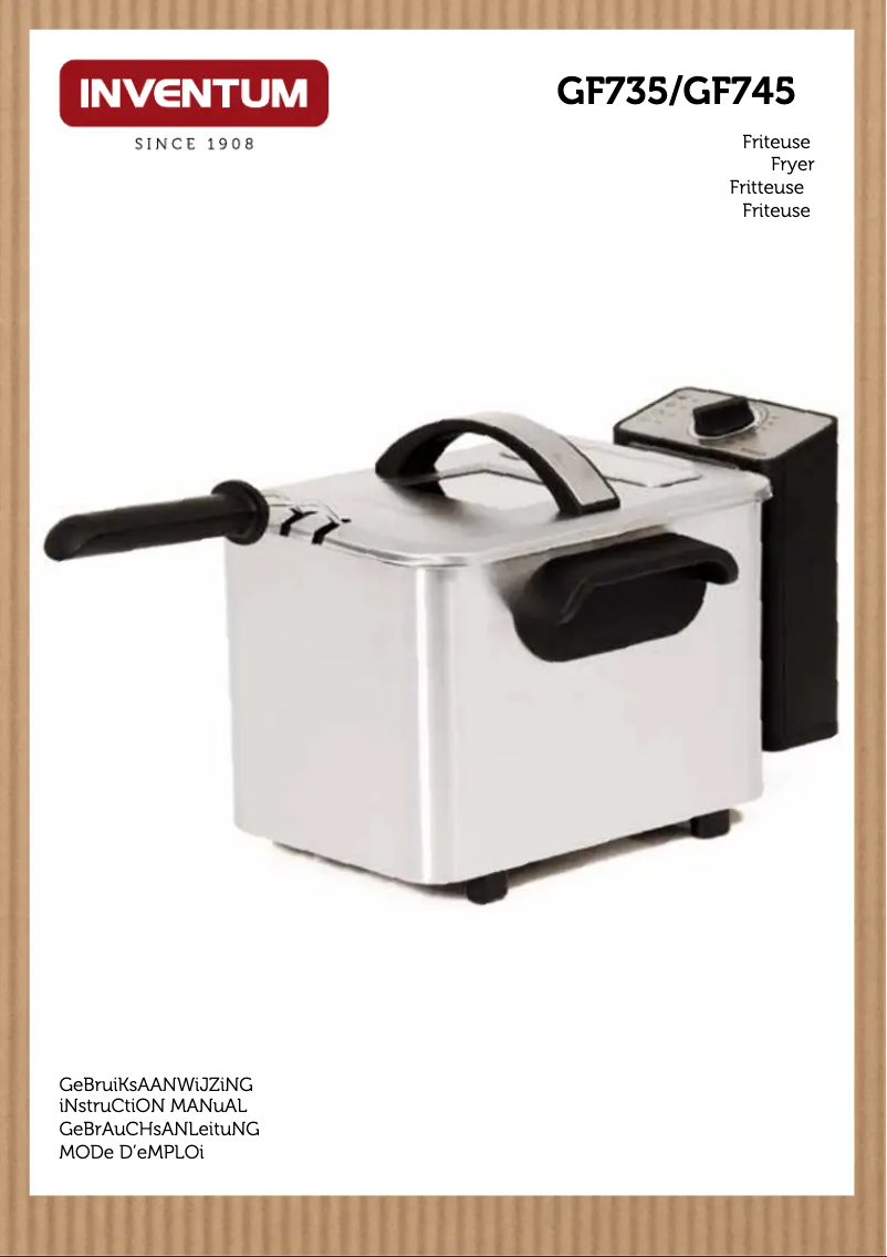 Image de la première page du manuel de l'appareil GF745