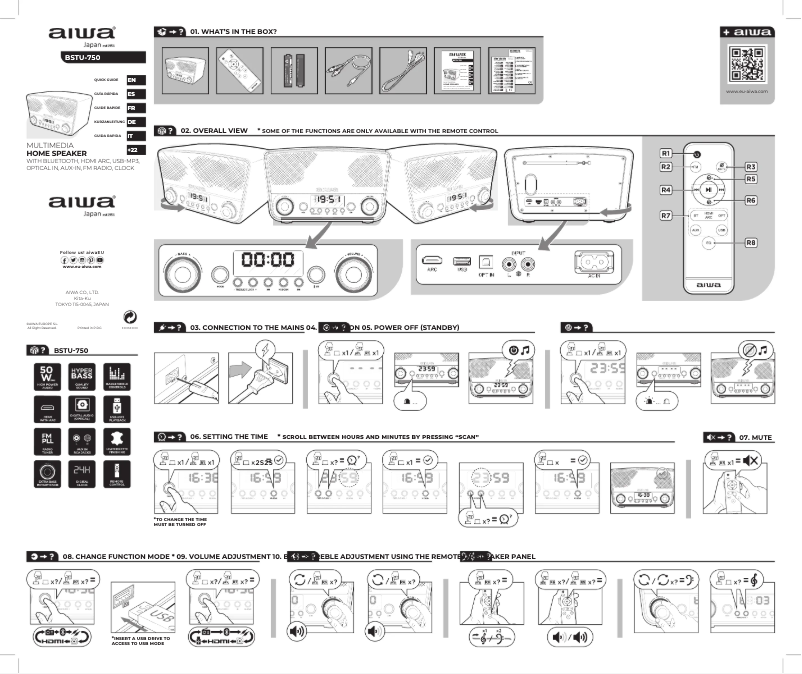 Image de la première page du manuel de l'appareil BSTU-750