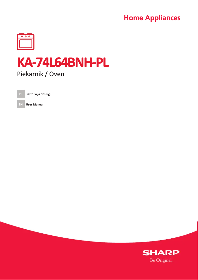 Page 1 de la notice Manuel utilisateur Sharp KA-74L64BNH-PL
