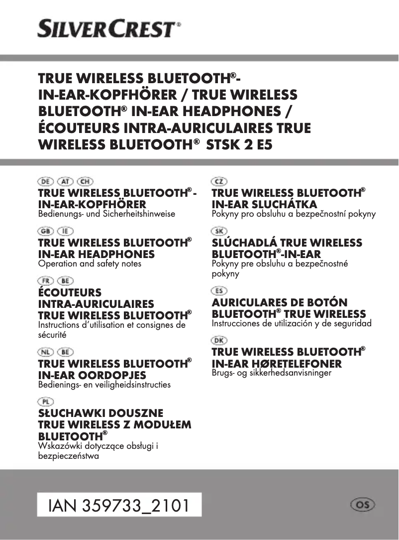 Page 1 de la notice Manuel utilisateur SilverCrest STSK 2 E5