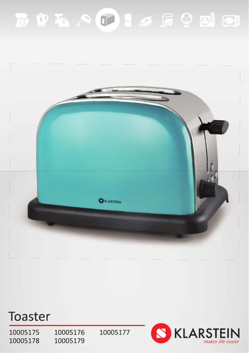 Page 1 de la notice Manuel utilisateur Klarstein 10005177