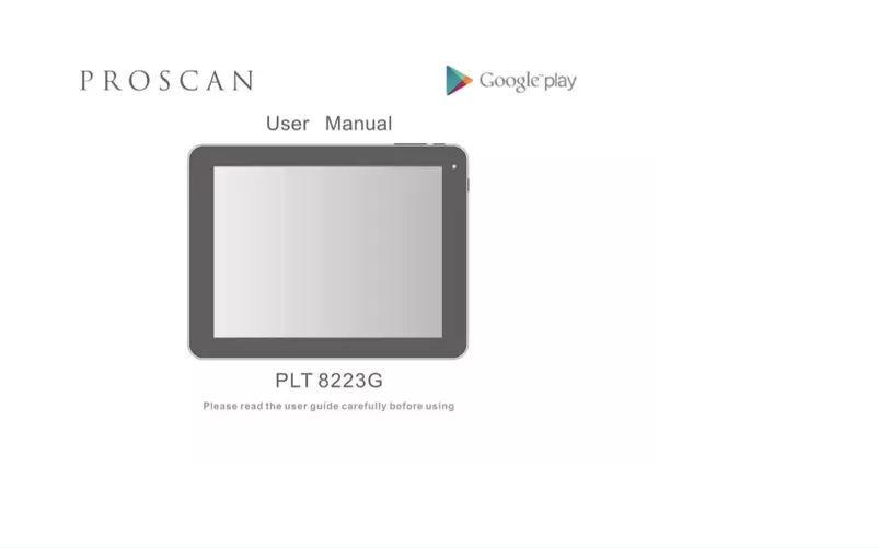 Image de la première page du manuel de l'appareil PLT8223-K