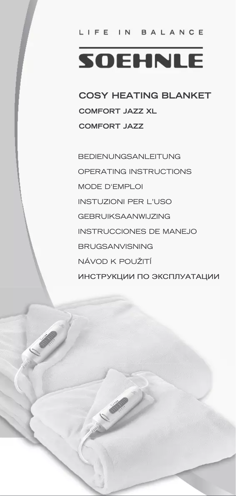 Página 1 del manual Manual de usuario Soehnle Comfort Jazz XL