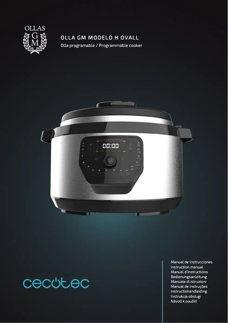 Page 1 de la notice Manuel utilisateur Cecotec Olla GM H Ovall