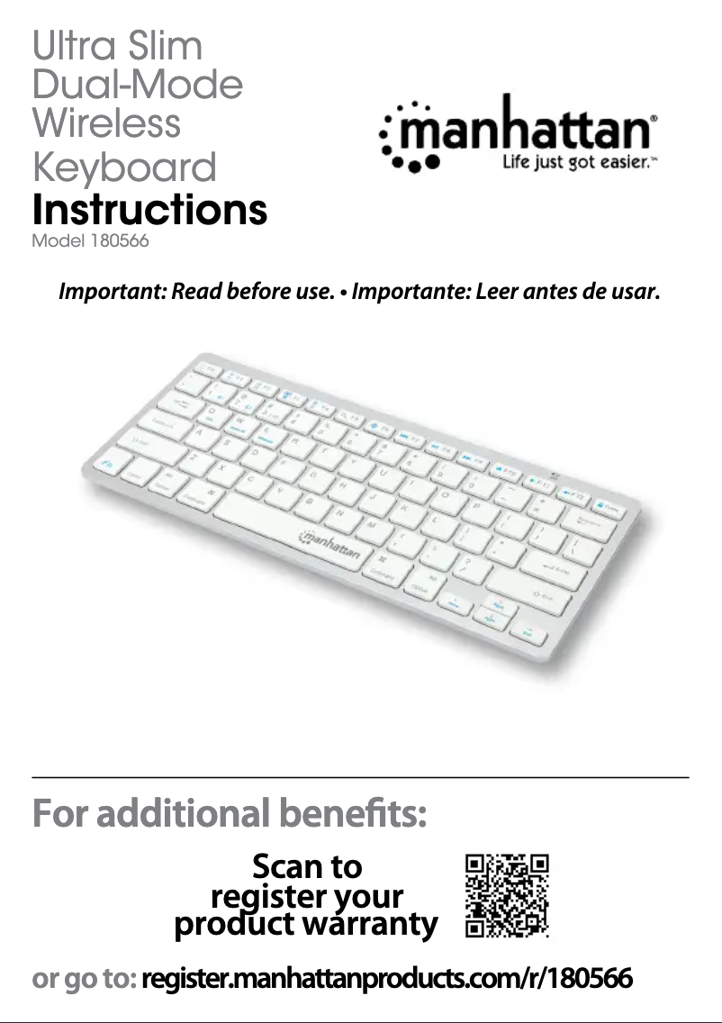 Page n°1 - Manuel utilisateur Manhattan 180566