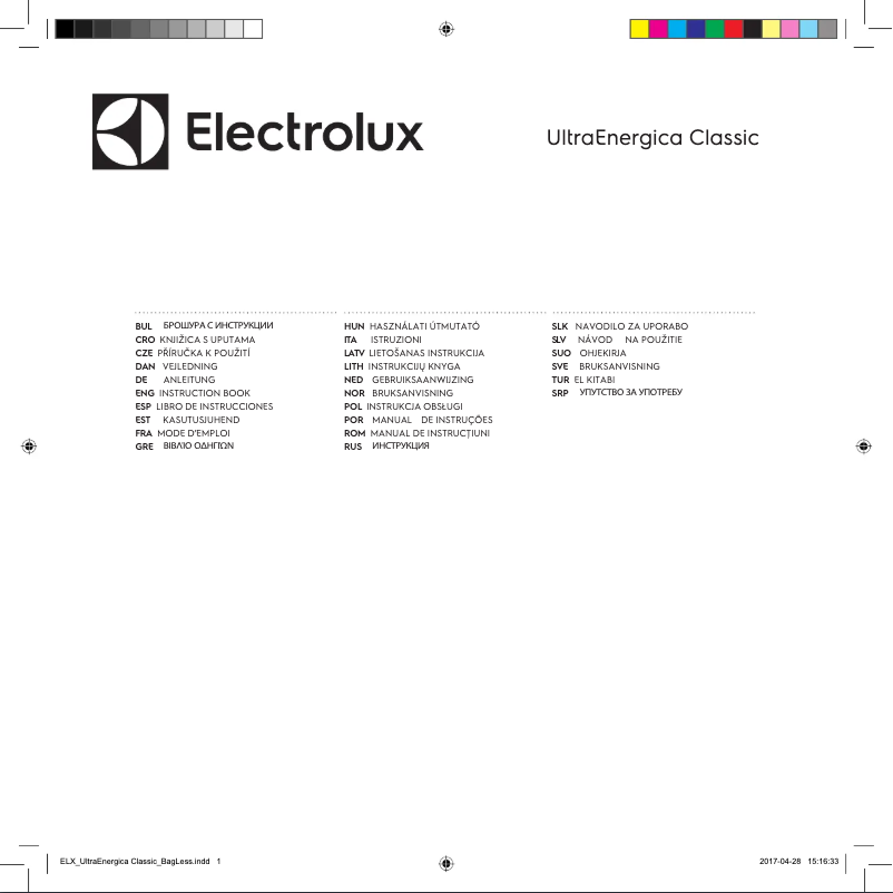 Page n°1 - Manuel utilisateur Electrolux EENL52IW