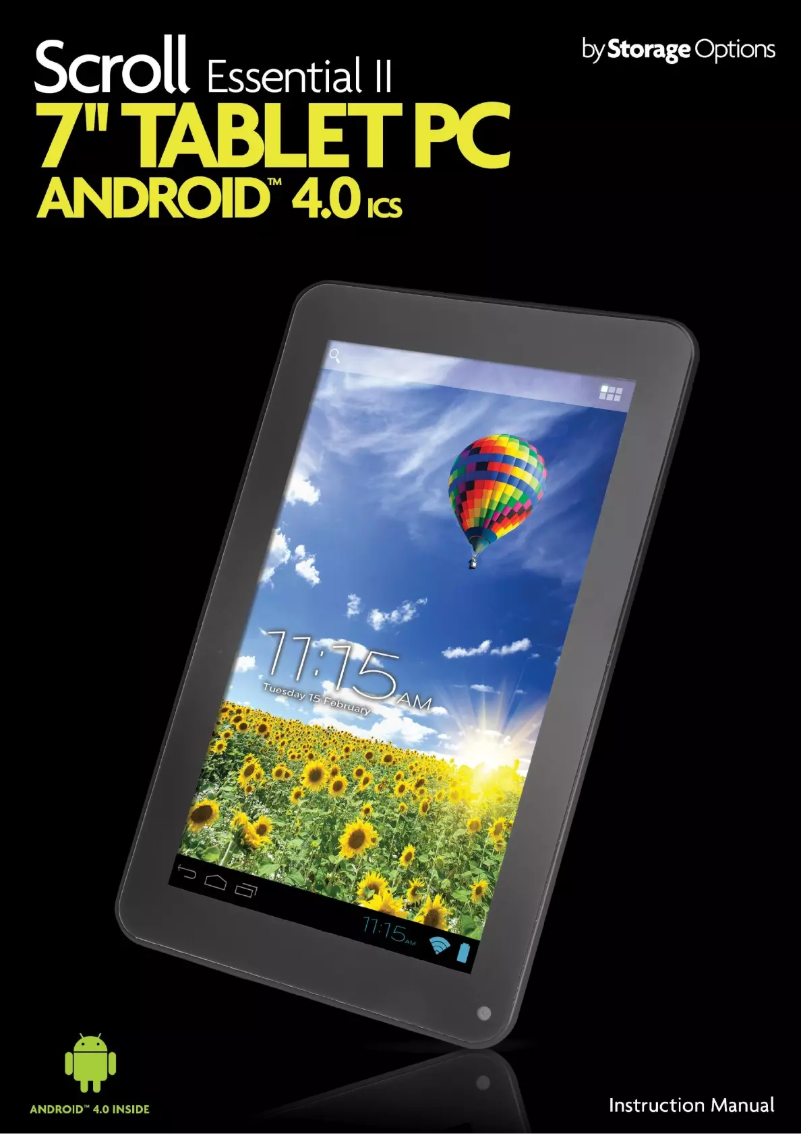 Page n°1 - Manuel utilisateur Storage Options Scroll Essential II