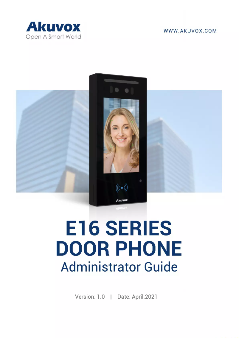 Image de la première page du manuel de l'appareil E16C