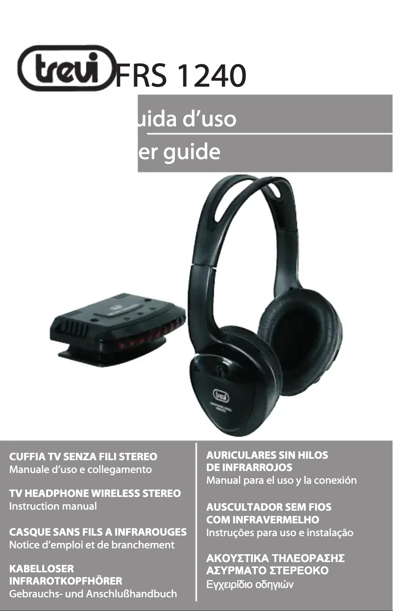 Page 1 de la notice Manuel utilisateur Trevi FRS 1240
