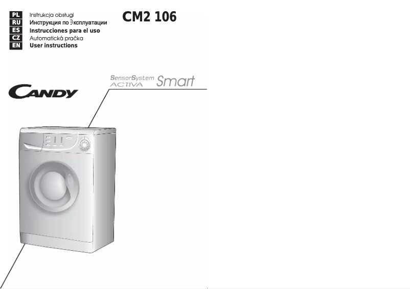 Page n°1 - Manuel utilisateur Candy CM2106.5AR