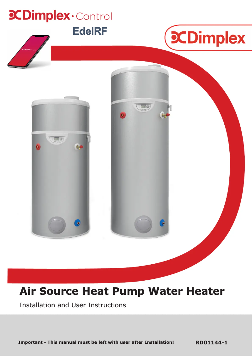 Image de la première page du manuel de l'appareil EDL200UK-630RF